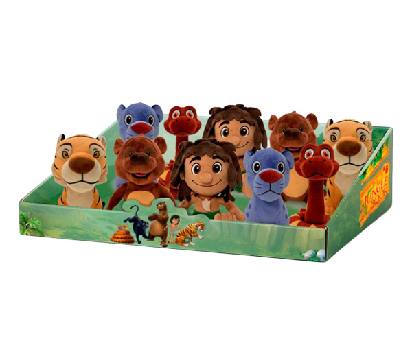 (Mis 1) IL LIBRO DELLA GIUNGLA  Peluche 15cm 5ass In espo da 10pz…x10